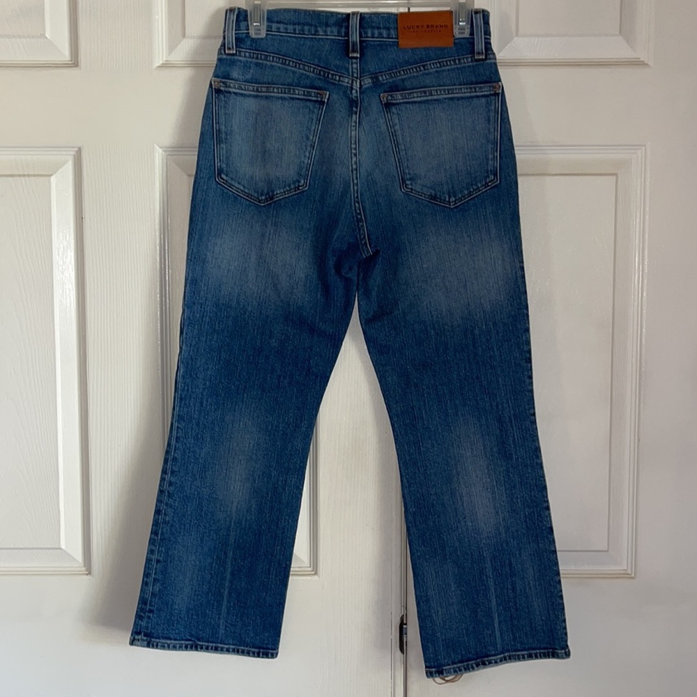 Lucky Brand Bridgette High Rise Crop Mini Bootcut Jeans - Picture 6 of 11